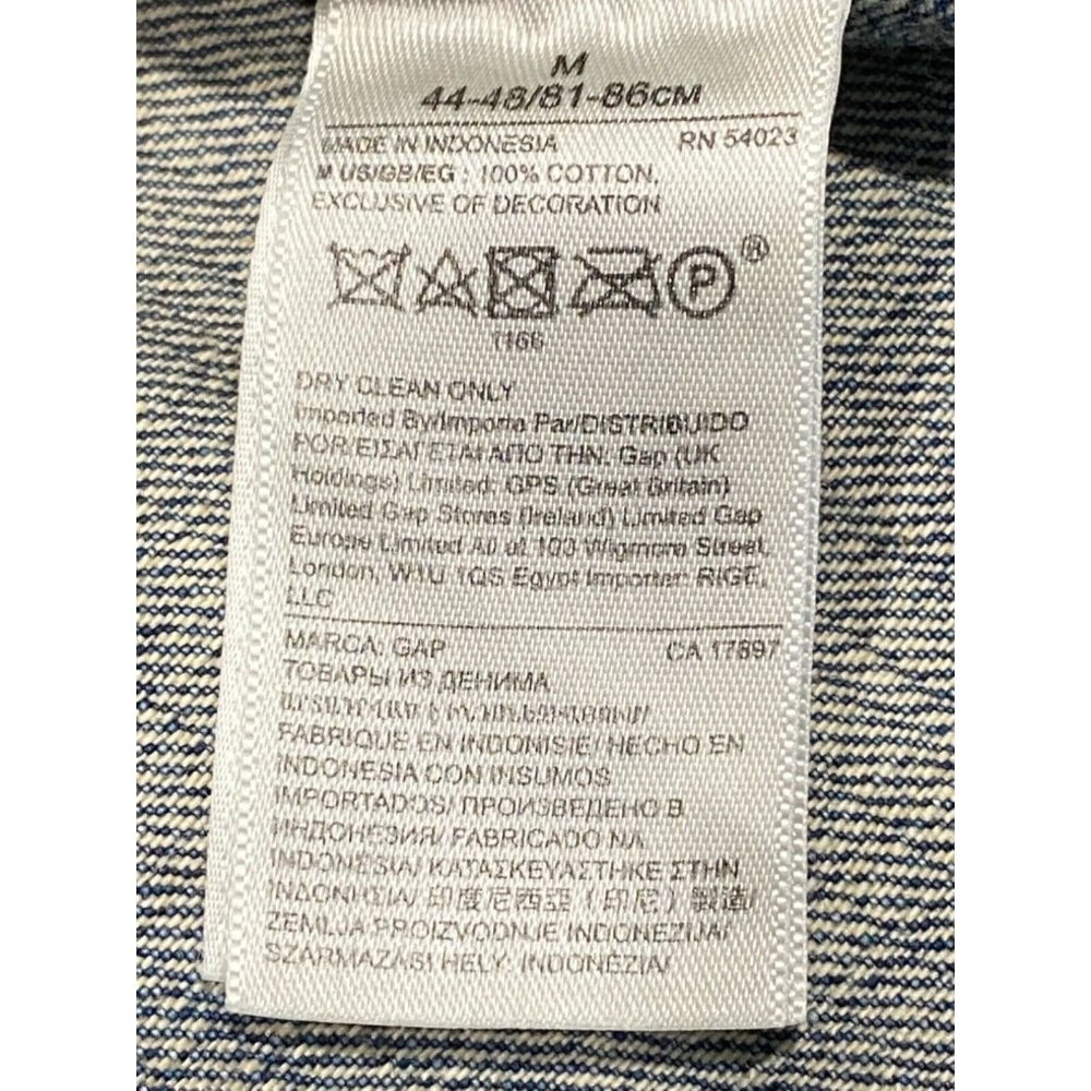 NWT GAP Limited Edition #61 of 125 -1969 Western Denim Jacket Sz M Light Wash - Picture 7 of 10